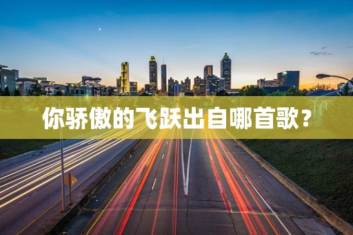 你骄傲的飞跃出自哪首歌？