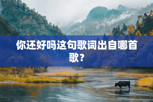 你还好吗这句歌词出自哪首歌？