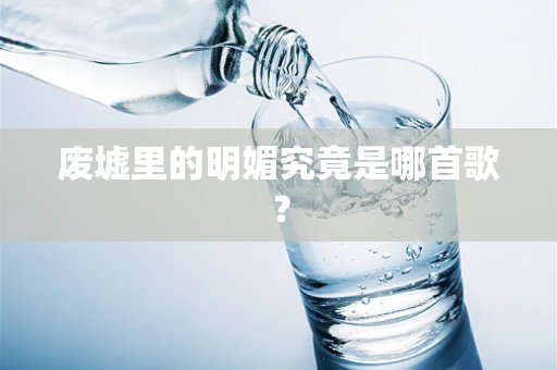 废墟里的明媚究竟是哪首歌？