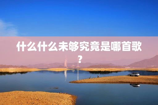 什么什么未够究竟是哪首歌？