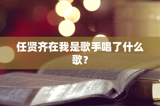 任贤齐在我是歌手唱了什么歌？