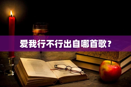 爱我行不行出自哪首歌？